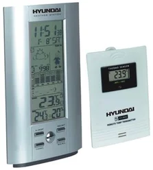 Hyundai Meteostanice WS1805G, velký LCD, venkovní čidlo, Před. počasí