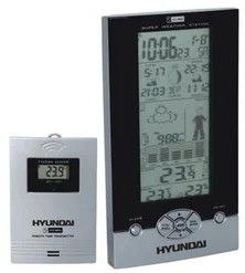 Hyundai Meteostanice WS1806Boy, velký LCD, venkovní čidlo, Před. počas