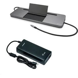 I-TEC Metal Ergonomic 4K 3x Display Docking Station