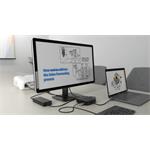 i-tec Thunderbolt 3 Travel Dock Dual 4K Display with Power Delivery 60W + i-tec Universal Charger 77