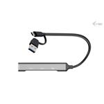 i-tec USB-A/USB-C Metal HUB 1x USB-C 3.1 + 3x USB 2.0