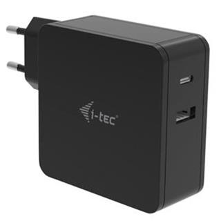 i-tec USB-C CHARGER 60W + USB-A Port 12W CHARGER-C60WPLUS