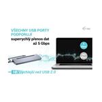 i-tec USB-C kovová ergonomická dokovacia stanica s 3x 4K displejom, PD100W + i-tec univerzálna nabíjačka 100W