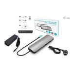 i-tec USB-C Metal Nano 2x HDMI Docking Station, PD 100W + Charger 100W (bundle)