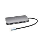 i-tec USB-C Metal Nano Dock HDMI/VGA s LAN, Power Delivery 100W + 100W napájanie