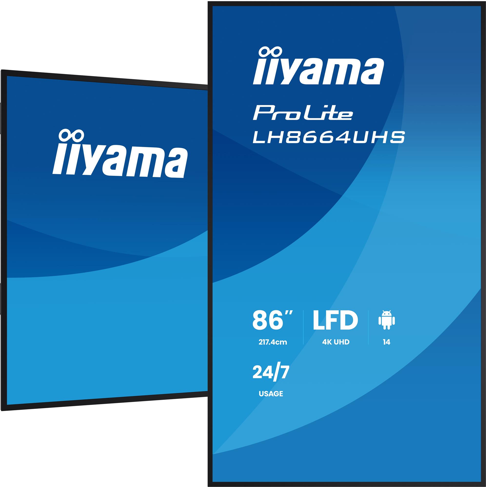 iiyama LH8664UHS-B3AG 86"