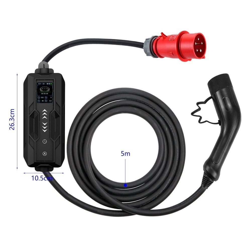 IMMAX cestovní nabíjecí stanice pro elektromobily EV/PHEV AC Type 2, 11 kW