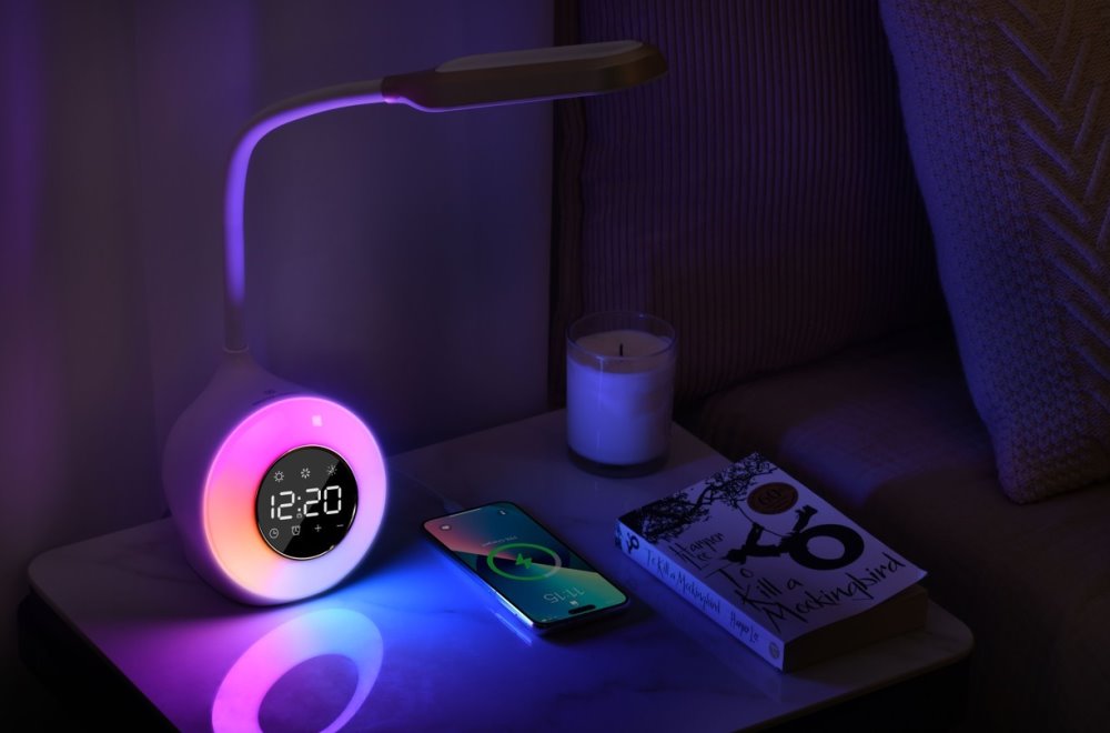 IMMAX LED stolová lampa FALCON biela