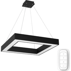 Immax NEO CANTO Smart závesné svietidlo 80x80cm 60W čierne Zigbee 3.0 07073L