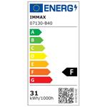 IMMAX NEO DIAMANTE SMART stropné svietidlo 40cm 31W čierne Zigbee 3.0, TUYA