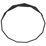 IMMAX NEO DIAMANTE SMART stropné svietidlo 80cm 60W čierne Zigbee 3.0, TUYA