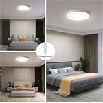 IMMAX NEO LITE SEMPLICI SMART stropné svietidlo 50cm 48W 3468 lm, s podporou BEACON, Wi-Fi, TUYA, biele