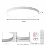 IMMAX NEO LITE SEMPLICI SMART stropní svítidlo, BEACON, 100cm, 128W, 9088lm, bílé, Wi-Fi, TUYA