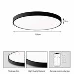 IMMAX NEO LITE SEMPLICI SMART stropní svítidlo, BEACON, 100cm, 128W, 9088lm, černé, Wi-Fi, TUYA