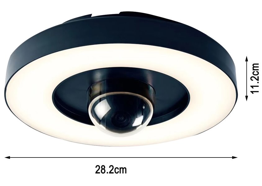 IMMAX NEO LITE SMART Bezpečnostná vonkajšia kamera RING s osvetlením