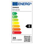 IMMAX NEO LITE VENTO SMART stropní svítidlo s ventilátorem 18W TUYA Wi-Fi hnědo-černé