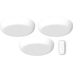 Immax NEO PRACTICO sada 3x Smart stropní svítidlo 18cm 24W bílé+dálkové ovládání Zigbee 3.0 07109KD - Vybavení domu