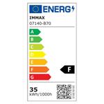 IMMAX NEO ROUND SMART stropné svietidlo D70cm 35W čierne Zigbee 3.0, TUYA