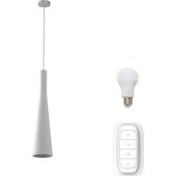 Immax NEO TROMPETA závesné svietidlo biele sklo vrátane Smart zdroj E27 RGBW Zigbee 3.0 07052L