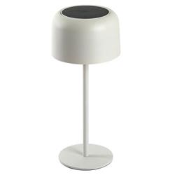 IMMAX vonkajšia solárna LED stolová lampa CARO/ 4W/ 150lm/ CCT/ 3000K/ stmievateľná/ IP44/ biela