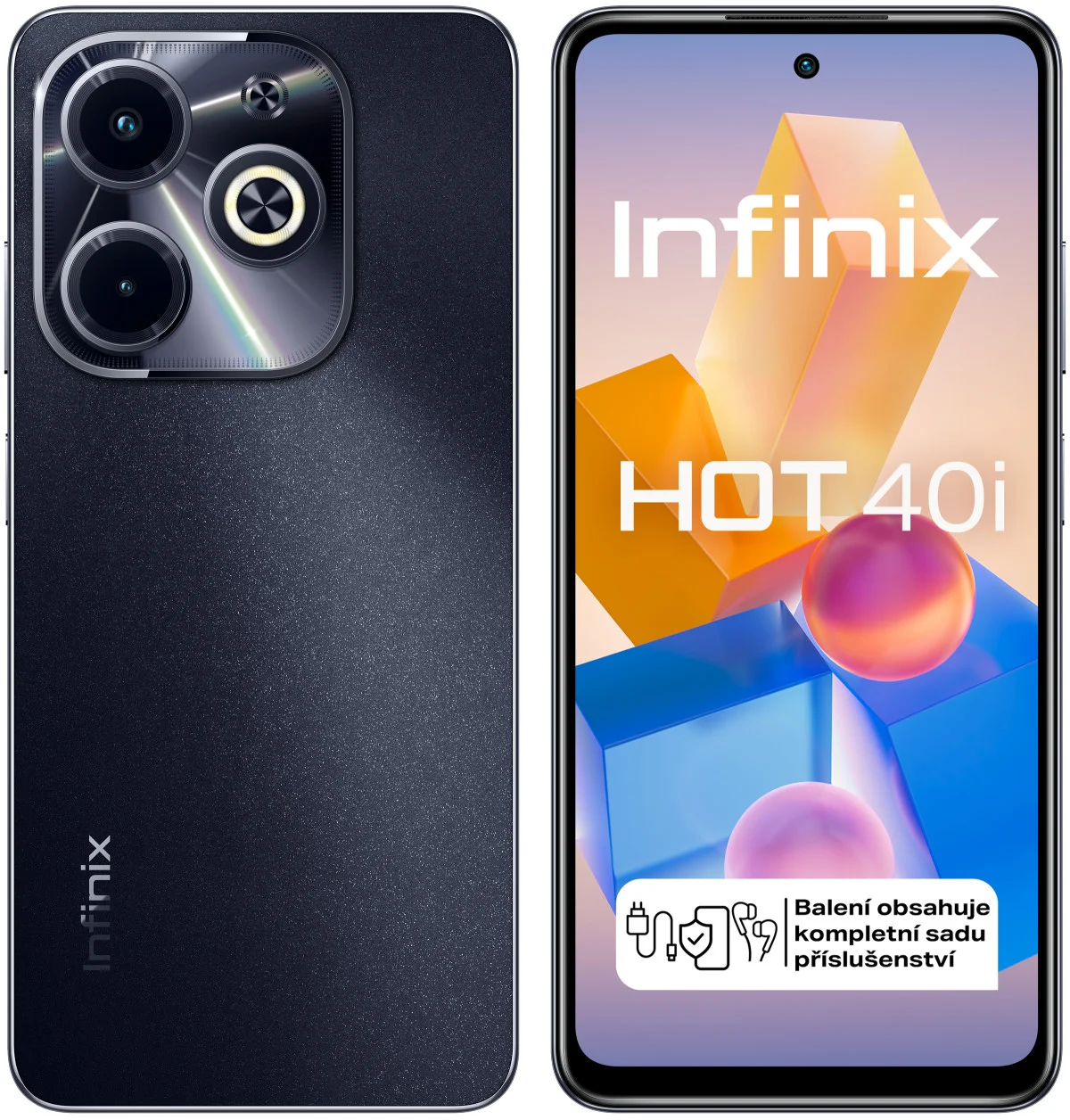 Infinix Hot 40i 4+128GB Starlit Black