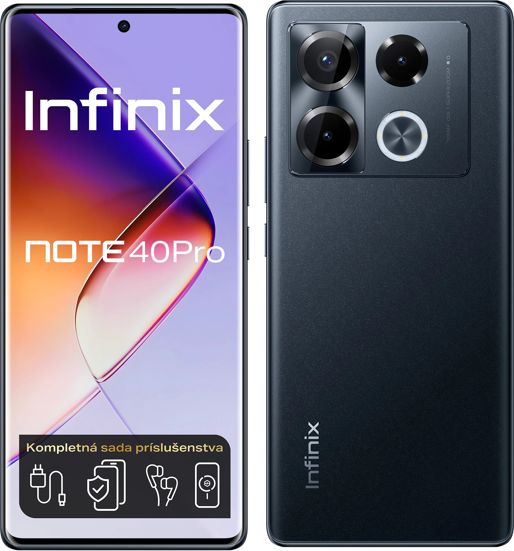 Infinix Note 40 Pro 12+256GB Obsidian Black
