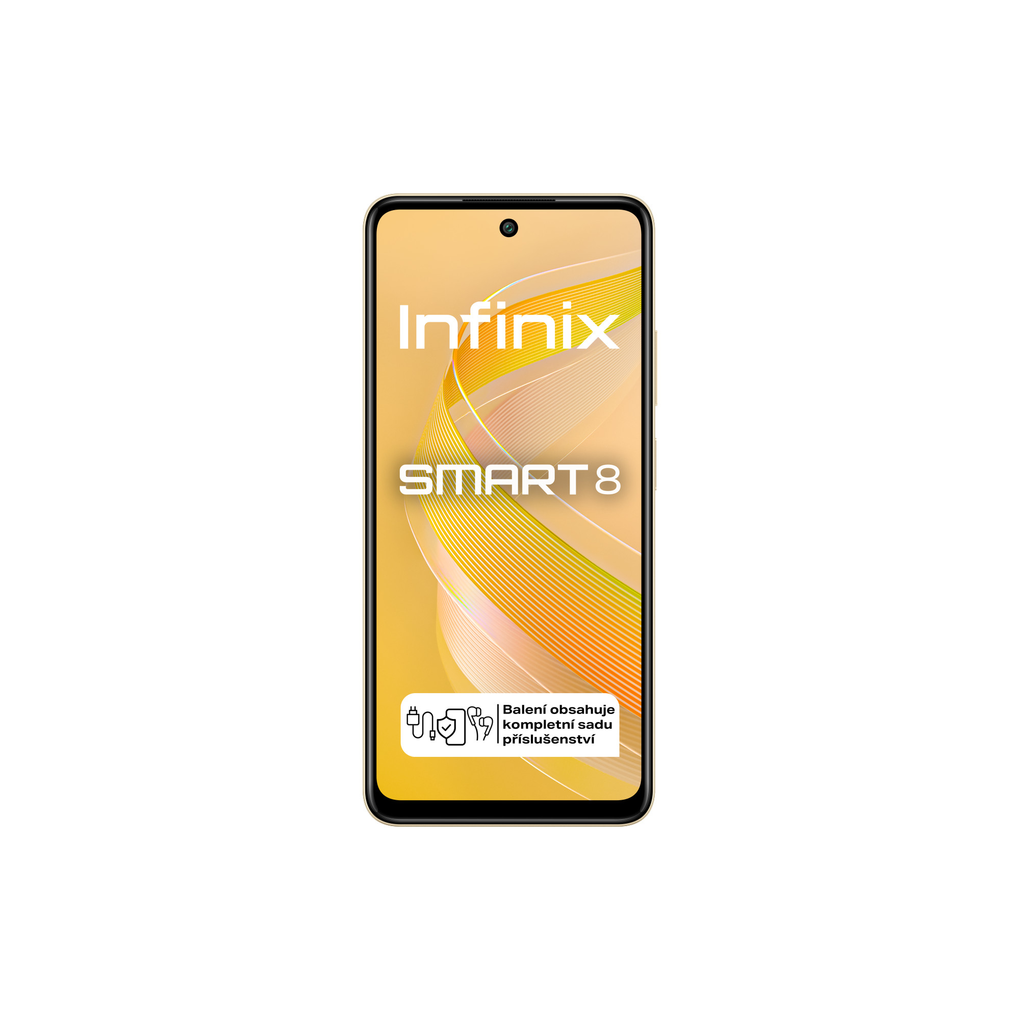 Infinix Smart 8 3+64 GB lesklá zlatá