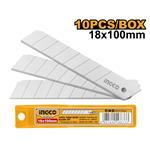 Ingco HKNSB112 Náhradný nôž 18x100 mm sada 10 ks