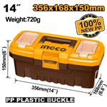 Ingco PBX1401 Kufrík na náradie 14", 356x168x150 mm