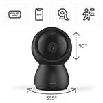 Inteligentná domáca IP kamera Hama, WiFi, otáčanie/naklápanie, nočné videnie