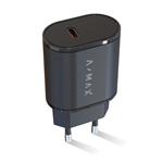 Inteligentná nabíjačka Aligator A-MAX Power Delivery 20 W USB-C, biela