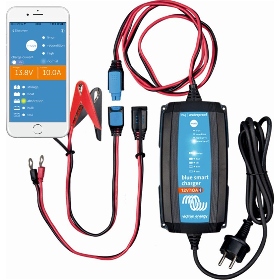 Inteligentná nabíjačka batérií BlueSmart 12V/10A IP65+DC konektor