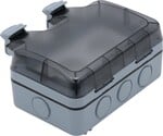 Inteligentná vonkajšia dvojzásuvka Xtend Home, IP66, WiFi, správne prepínanie fáz, Tuya