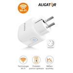 Inteligentná zásuvka ALIGATOR Wi-Fi s meraním spotreby