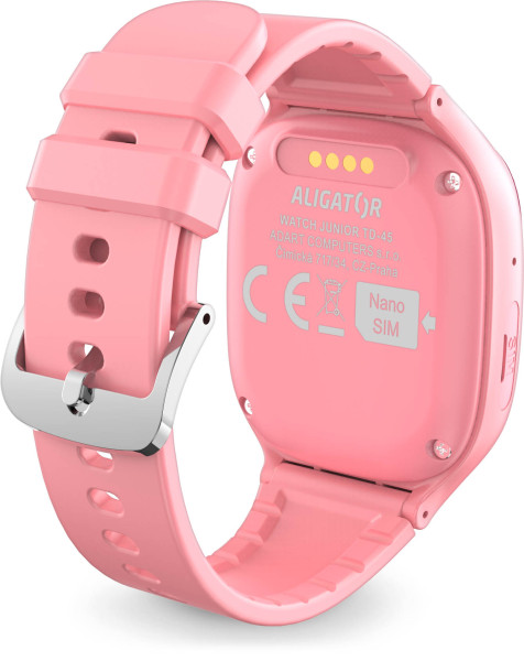 Inteligentné hodinky Aligator Watch Junior 2, ružové