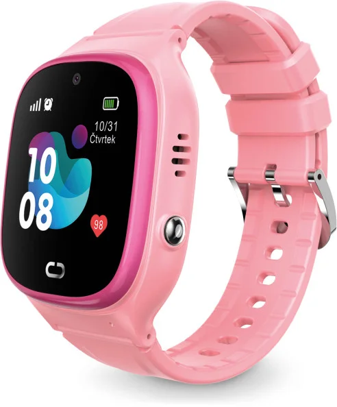 Inteligentné hodinky Aligator Watch Junior 2, ružové