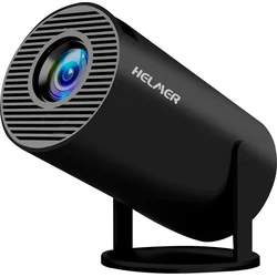 Inteligentný prenosný projektor HELMER SP 500 HD mini/ HD (1280 x 720px/ HDMI/ USB/ Bluetooth/ Wi-Fi/ Repro/ Android 11/ čierny