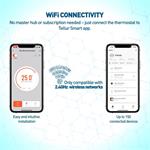 Inteligentný termostat Tellur WiFi, biely