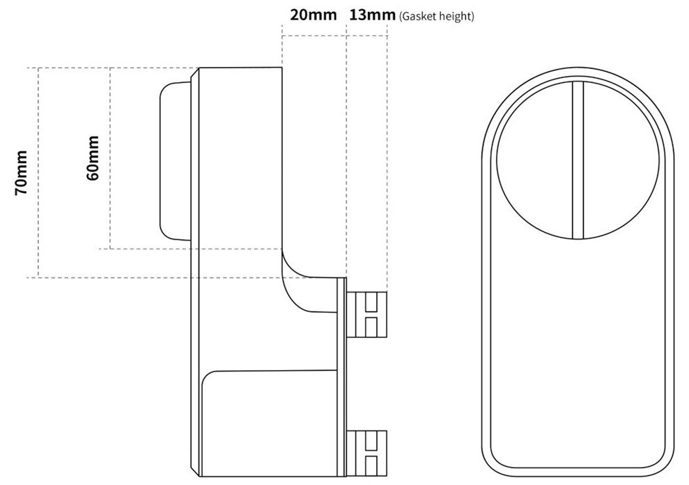 Inteligentný zámok dverí IMMAX NEO PRO SMART s klávesnicou