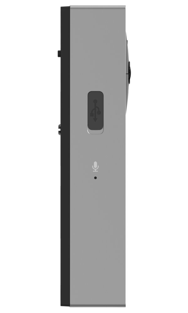 Inteligentný zvonček EZVIZ s kamerou HP3 Pro/ Wi-Fi/ rozlíšenie 2048 x 1296/ napájanie zo siete a z batérie/ sivá a strieborná farba