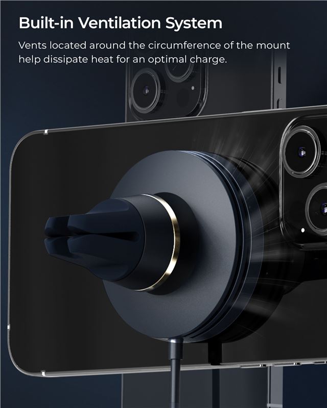 iOttie Velox Mini MagSafe Magnetický bezdrôtový držiak do ventilátora