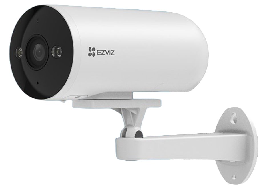 IP kamera EZVIZ H5 PoE 2K / typu bullet / PoE / 3 Mpix / krytie IP67 / objektív 4 mm / H.265 / infračervené osvetlenie až do 30 m / biela