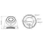 IP kamera HiLook IPC-T280H(C)/ Turret/ 8Mpix/ 2,8 mm/ H.265+/ ochrana IP67/ IR 30 m