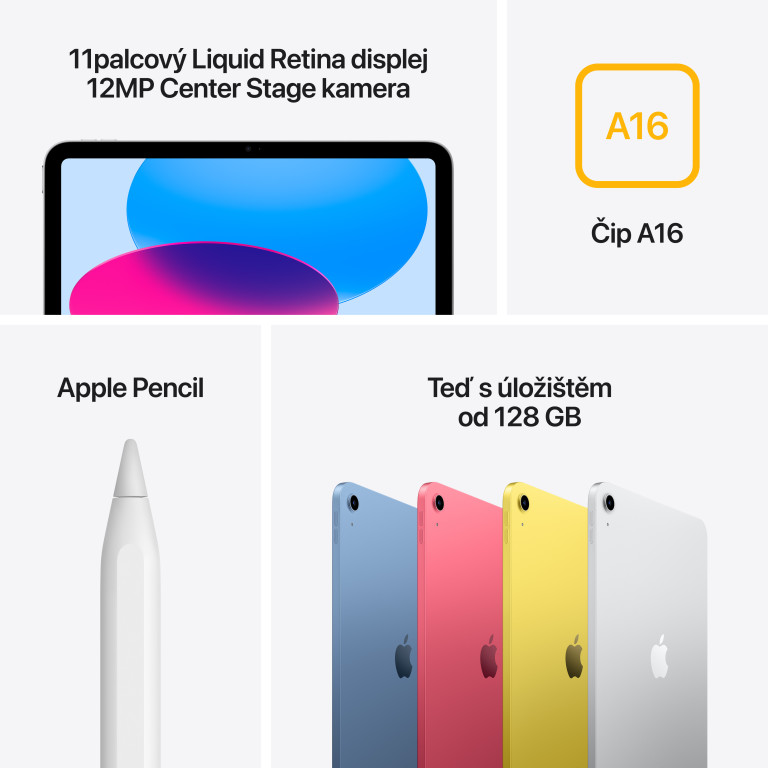 iPad 11" 256 GB WiFi modrý 2025