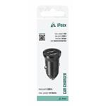 iPEAX AUTONABÍJEČKA CL-01, 2,4A, 2x USB-A ČERNÁ
