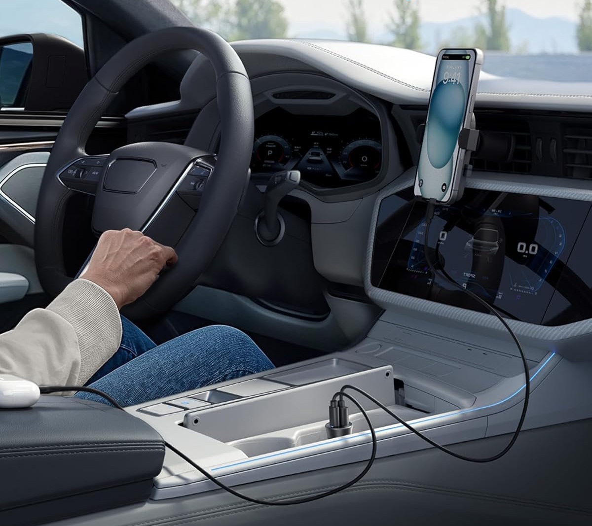 iPEAX autonabíječka CL-02, 4,8 A, 2× USB-A, černá