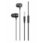 iPEAX drátová sluchátka 3,5 mm jack, černá