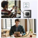 iPEAX GaN sieťová nabíjačka 20 W (USB-C + USB-A), čierna