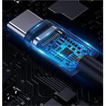 iPEAX TEXTILNÍ KABEL USB-A / USB-C 1,5M, USB 2.0 ČERNÝ