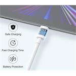iPEAX TPU KABEL USB-A / USB-C 1,5M, USB 2.0 BÍLÝ